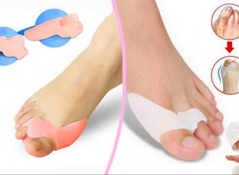 Uľavte svojim nohám od bolesti ortopedickou pomôckou na zmiernenie vybočujúceho palca. Balenie obsahuje 2 ks silikónového fixátora.