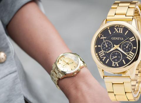 Štýlové dámske športové či elegantné hodinky Geneva. Jedným z neodmysliteľných módnych doplnkov pravej ženy sú hodinky. 