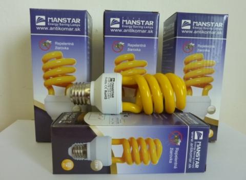 Repelentné - úsporné žiarovky. Ak ste na chate, doma na terase, či kdekoľvek kde sa pohybuje hmyz, budete mať kľud a čas na skutočný oddych.