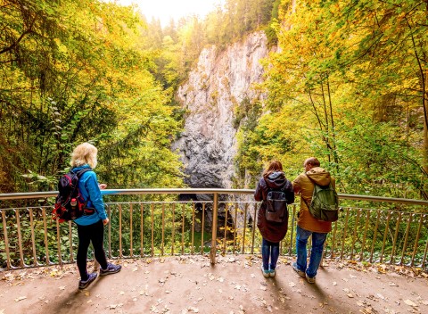 Moravský kras v nových Apartmánoch Broušek so vstupom do jaskyne.
