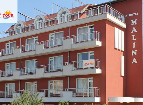 Primorsko, Bulharsko: 12 dní s ubytovaním v Hoteli Malina** s raňajkami - letecky, autobusom, autom.