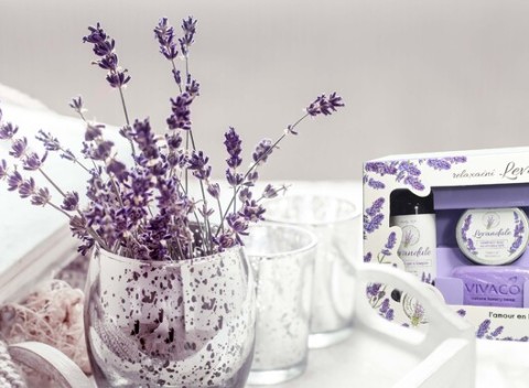 Darčekové balenie kozmetiky s výťažkami z levandule. Nechajte sa unášať vôňou Provensálska.