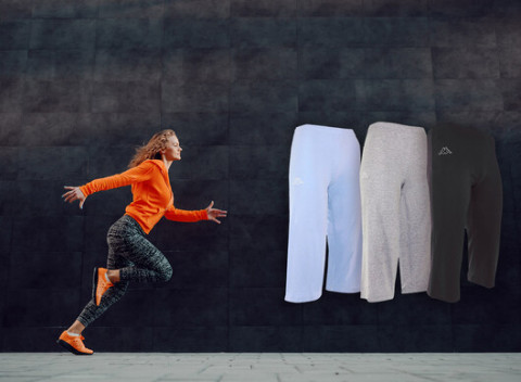 Dámske športové nohavice KAPPA v originálnom dizajne sú určené pre všetky športovo založené ženy.