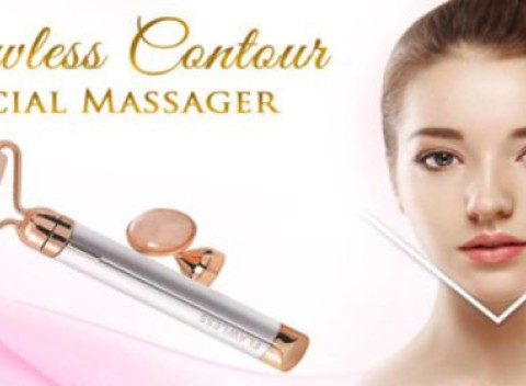 Flawless Contour vibračný tvárový valček - roler. Pomáha redukovať opuchy a tmavé kruhy.