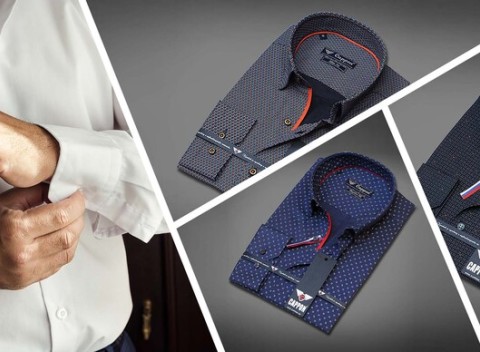 Elegantné pánske košele Cappon s dlhým rukávom. Na výber z rôznych farieb a veľkostí.