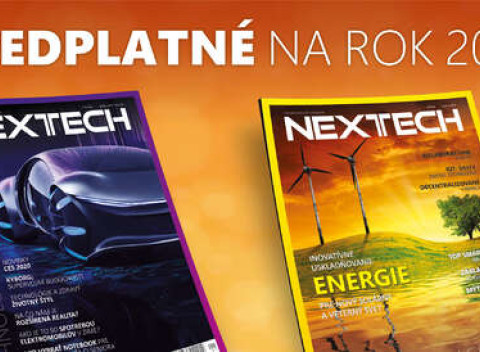 Ročné online predplatné magazínu NEXTECH na rok 2020 + darčeky k predplatnému.