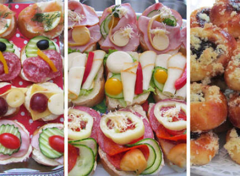 Chlebíčky, jednohubky alebo koláčiky, s donáškou k vám domov.