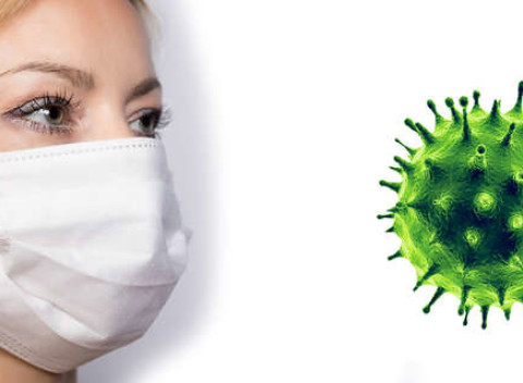 Bavlnené rúška alebo ochranná maska s ochranným filtrom N95.