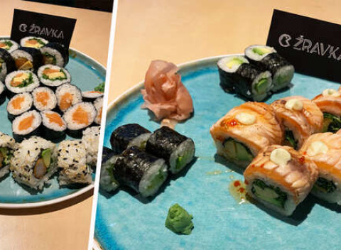 Žravka Bistro: Miesto, kde aj sushi dostáva štýl. Sushi sety pre 1 alebo 2 osoby.