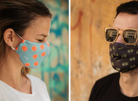 Dizajnové anatomické rúško Fusakle - teraz ešte výhodnejšie.