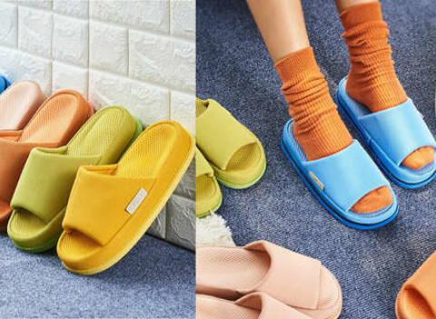 Akupresúrne papuče stimulujúce body na chodidlách - alternatívna forma liečby.