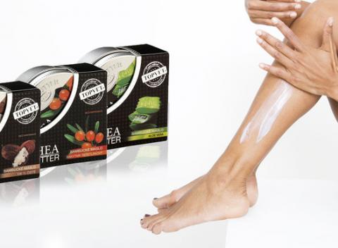 Bambucké maslo - zázračná prírodná kozmetika, ktorá spomaľuje účinky starnutia pokožky a pomáha tlmiť kožné prejavy rôznych foriem ekzémov. 