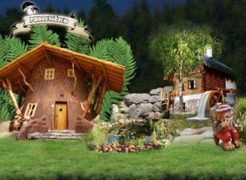 Rozprávkovo netradičný pobyt pre rodiny s deťmi! Pobyt pre dvoch s ubytovaním v Pohádkovej Vesničke s 2 deťmi do 12 rokov zdarma.