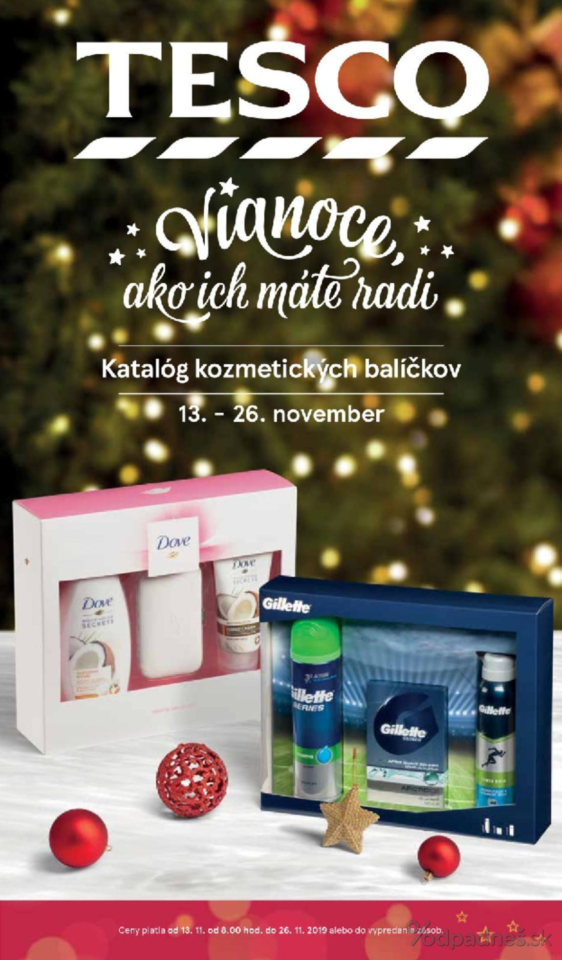 1. stránka Tesco letáku