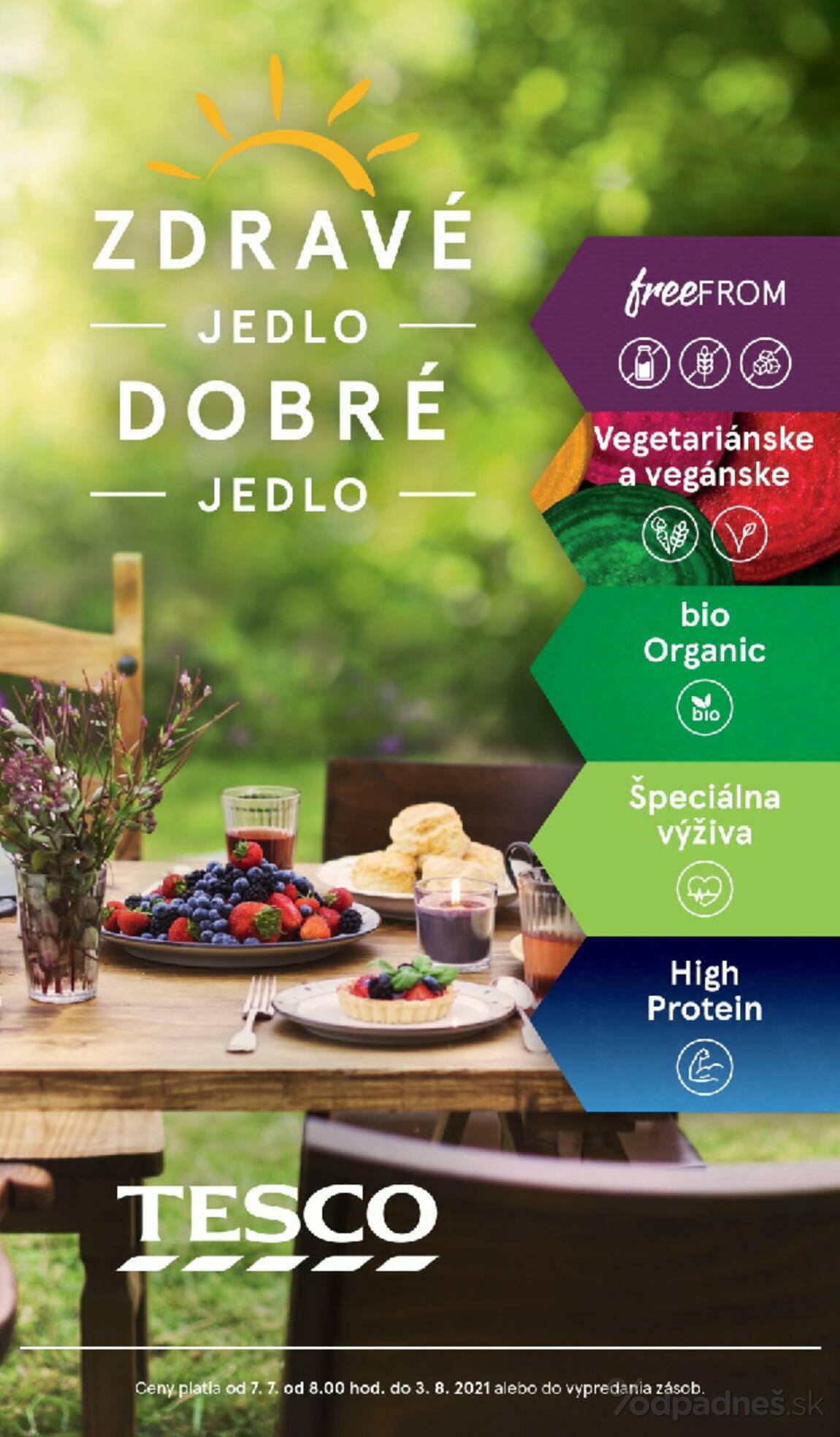 1. stránka Tesco letáku
