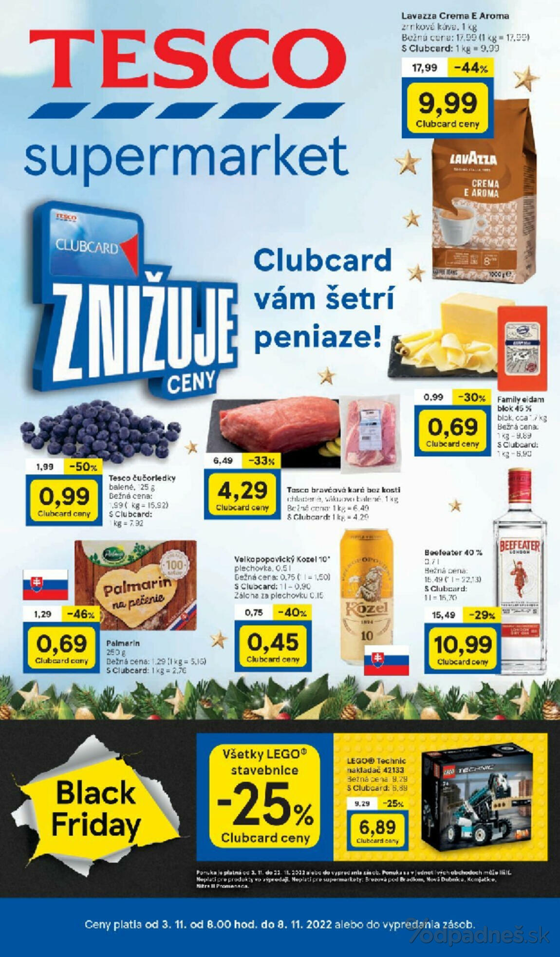 1. stránka Tesco letáku