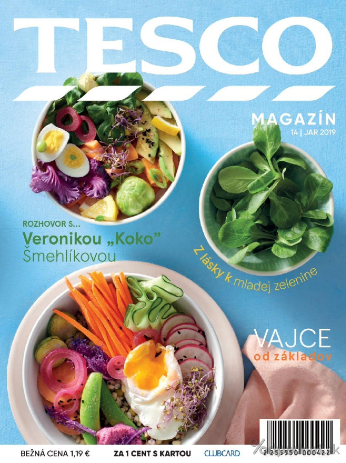 1. stránka Tesco letáku