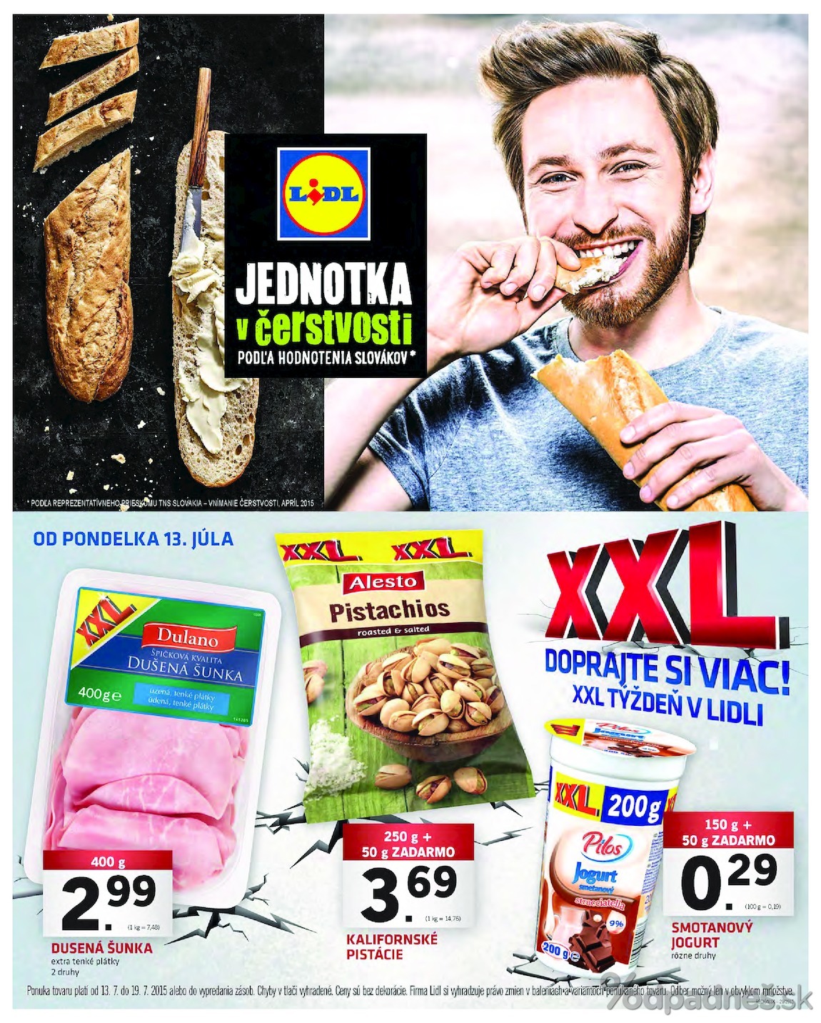 1. stránka Lidl letáku