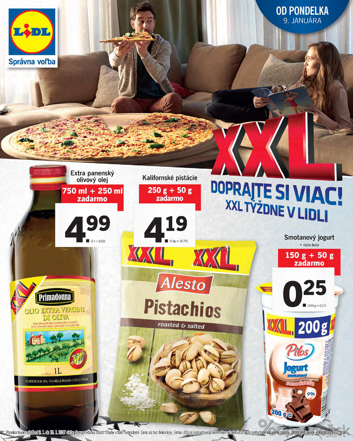 1. stránka Lidl letáku