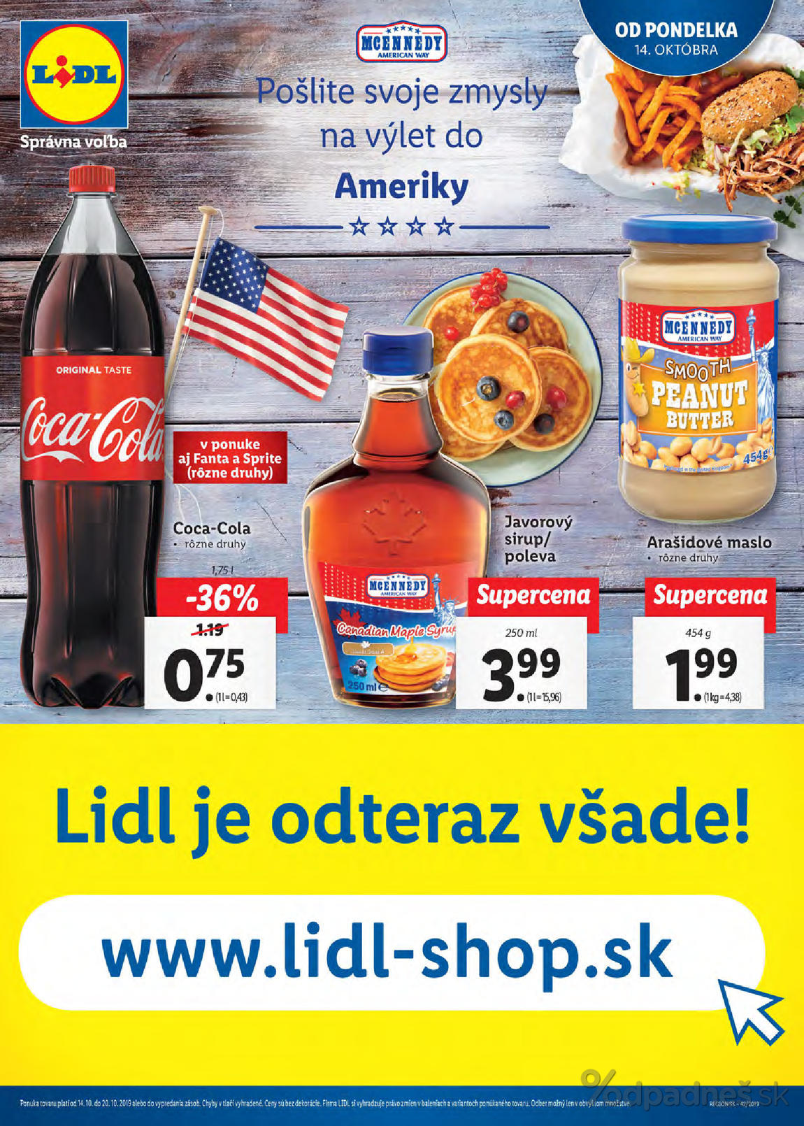 1. stránka Lidl letáku