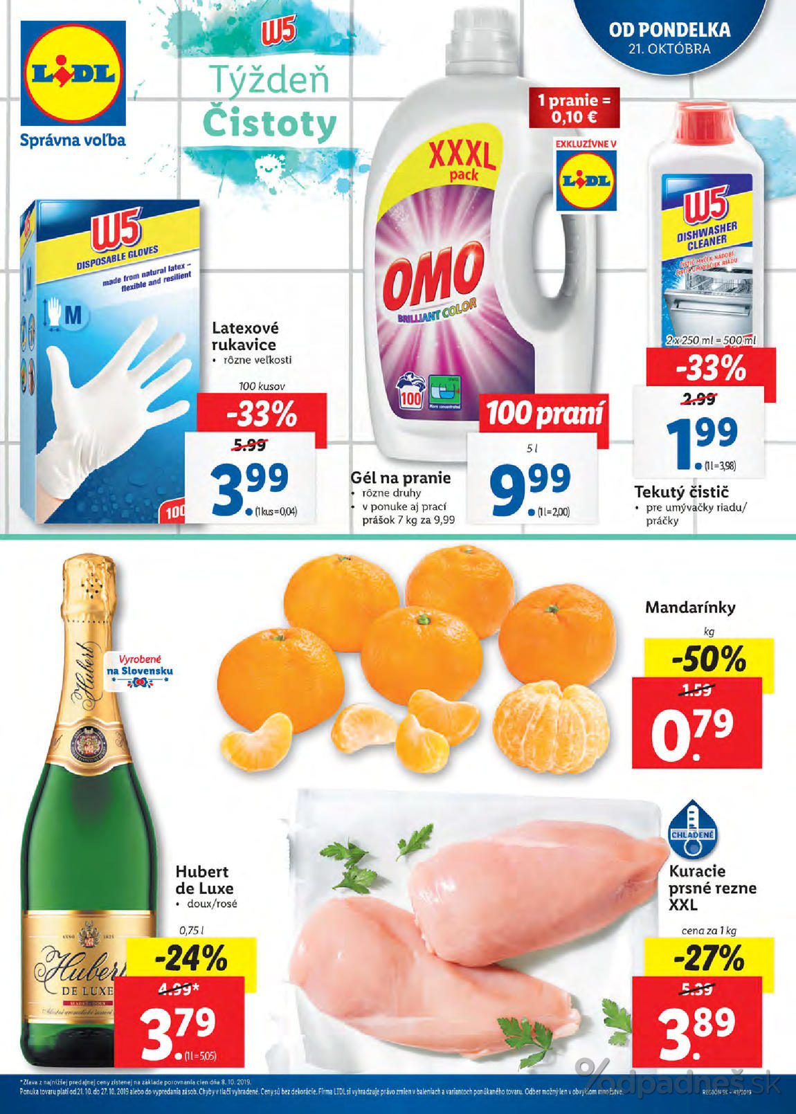 1. stránka Lidl letáku