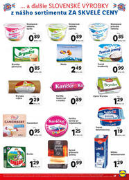 47. stránka Lidl letáku