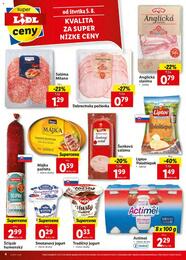 4. stránka Lidl letáku