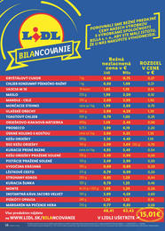 16. stránka Lidl letáku