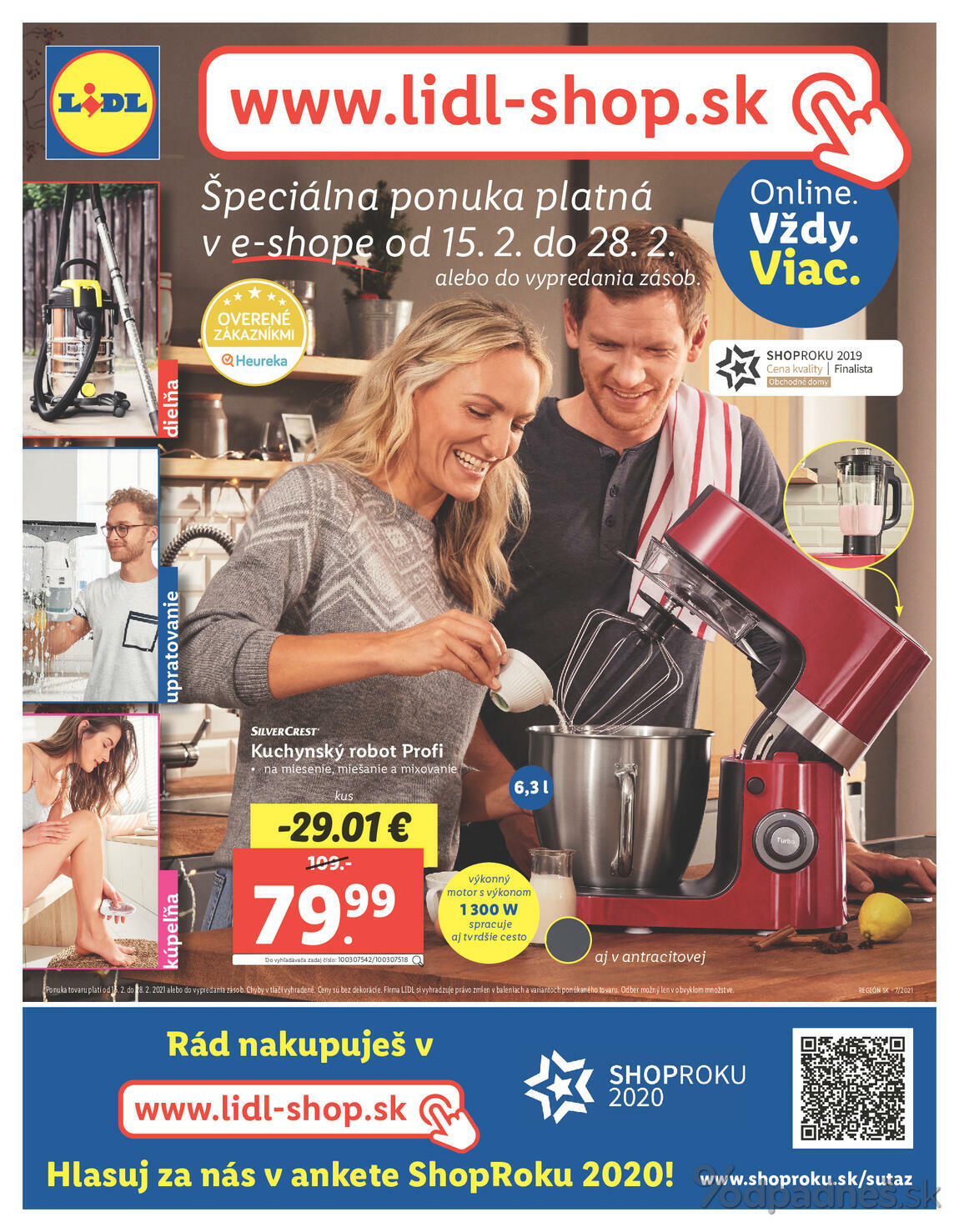 1. stránka Lidl letáku