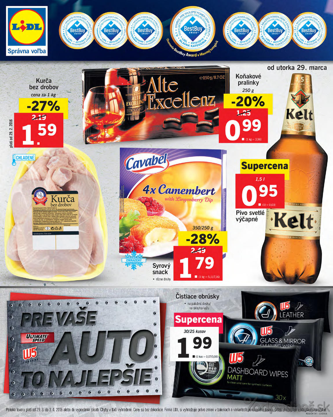 1. stránka Lidl letáku