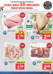 3. stránka Lidl letáku