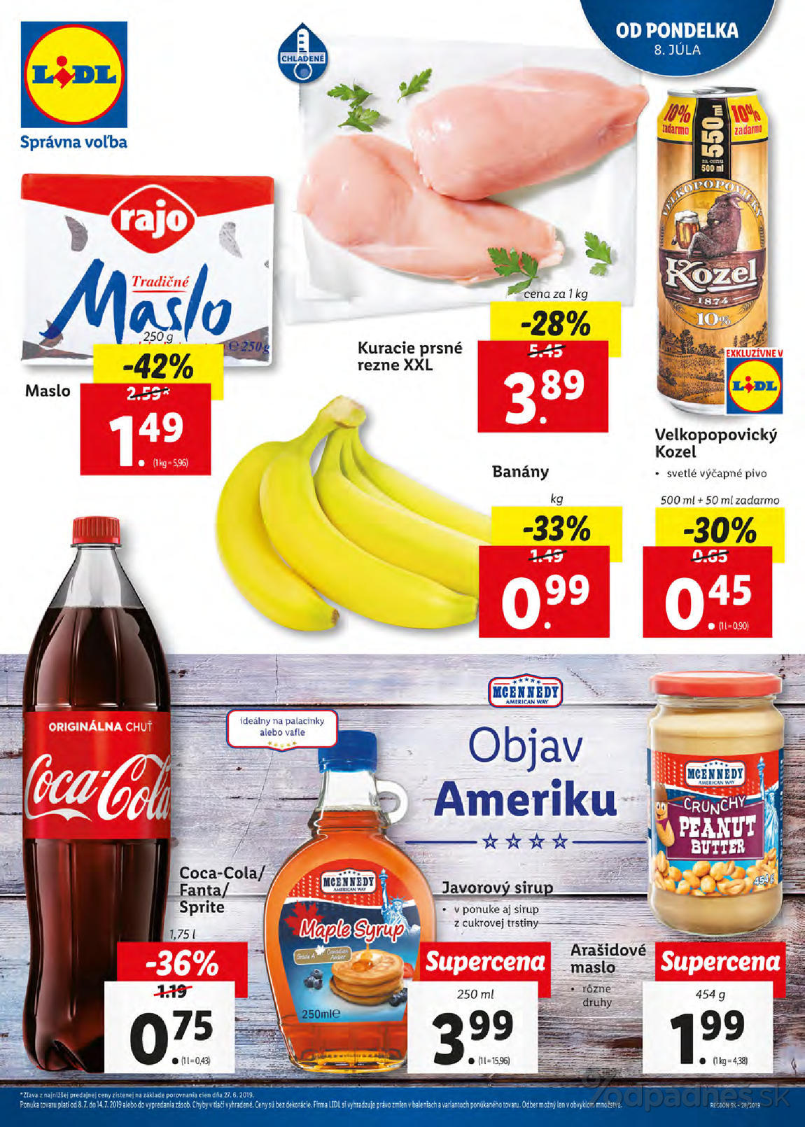 1. stránka Lidl letáku