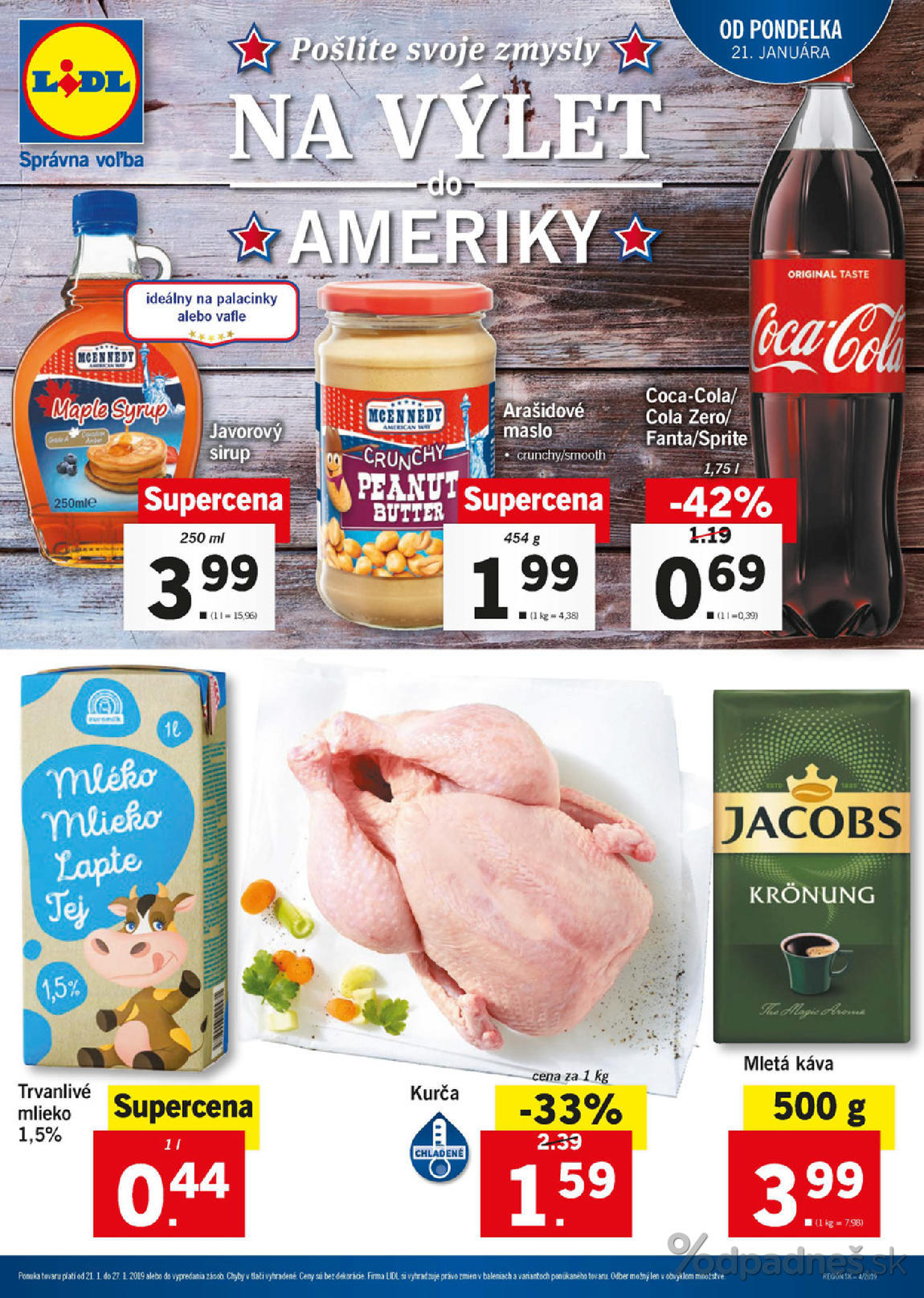 1. stránka Lidl letáku