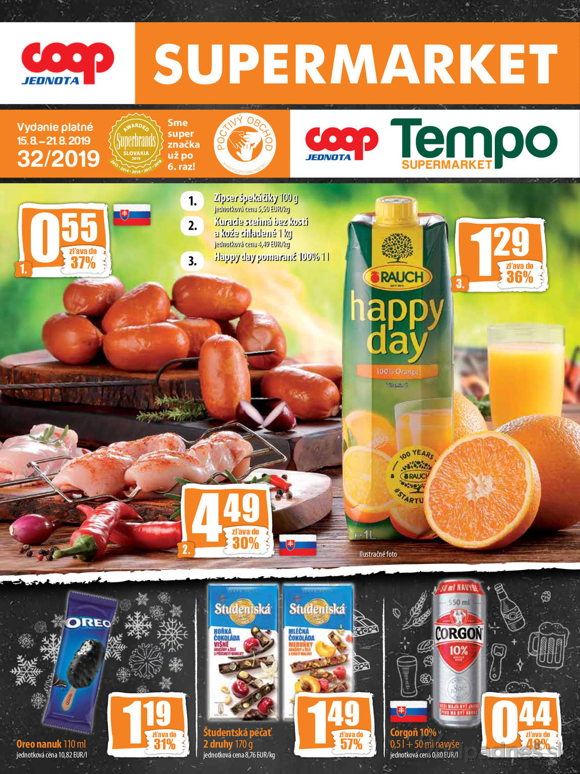 1. stránka Coop letáku