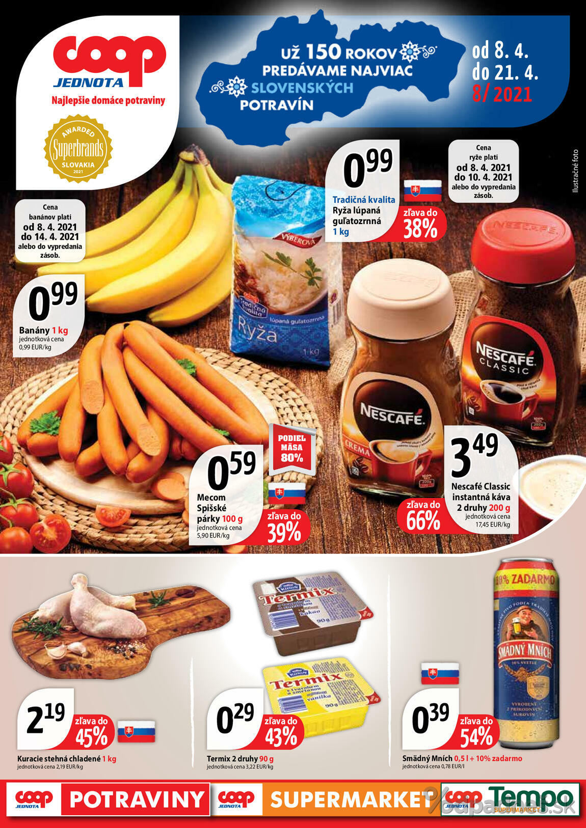 1. stránka Coop letáku