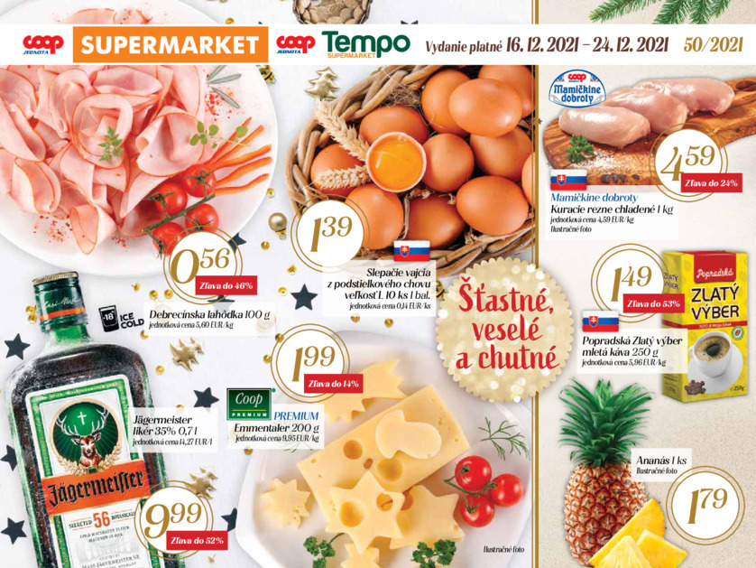 1. stránka Coop letáku