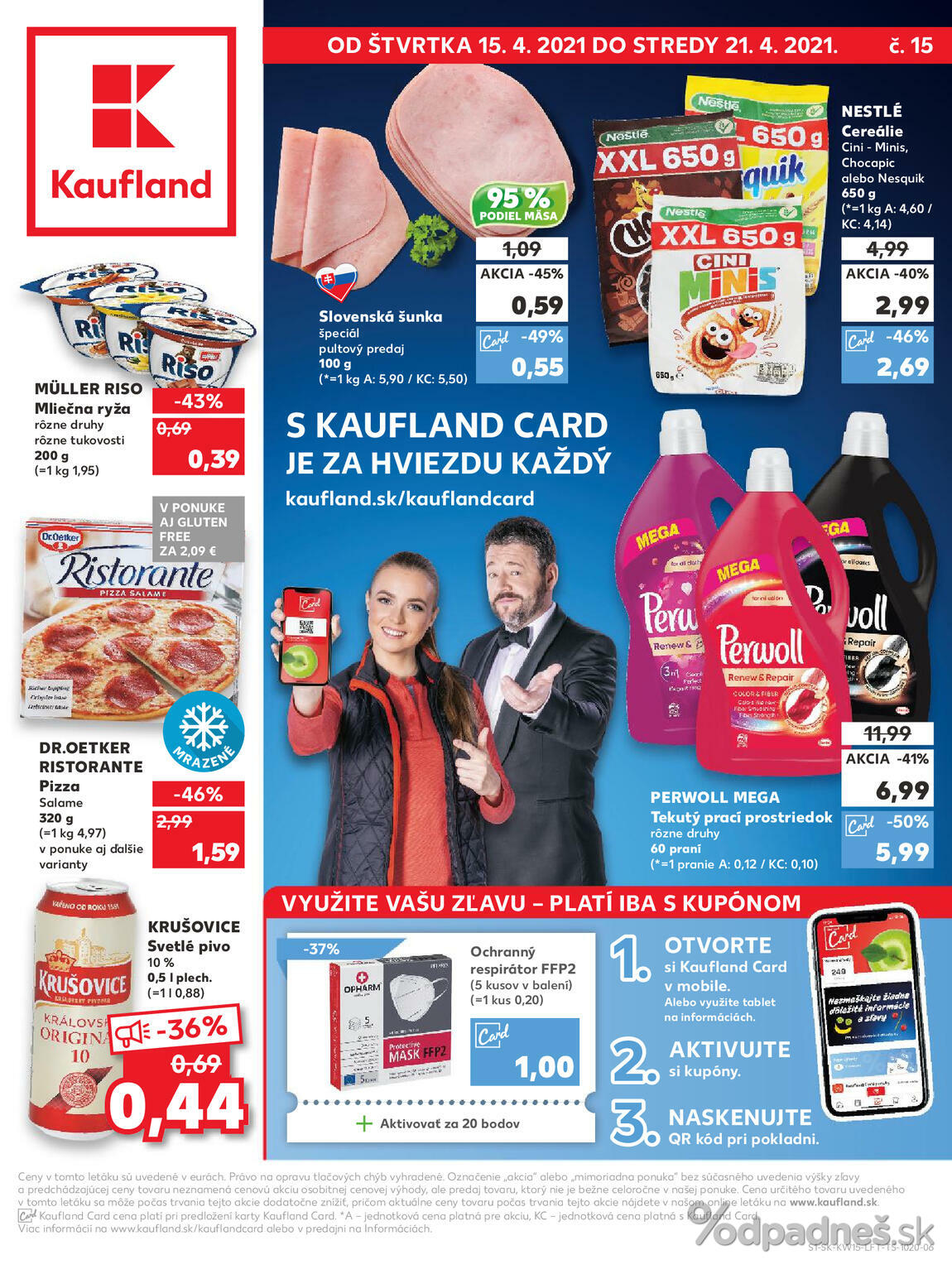 1. stránka Kaufland letáku