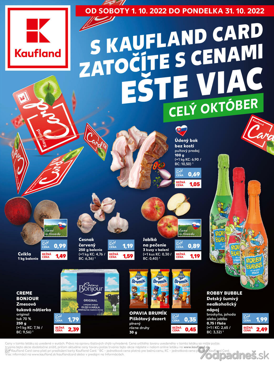 1. stránka Kaufland letáku