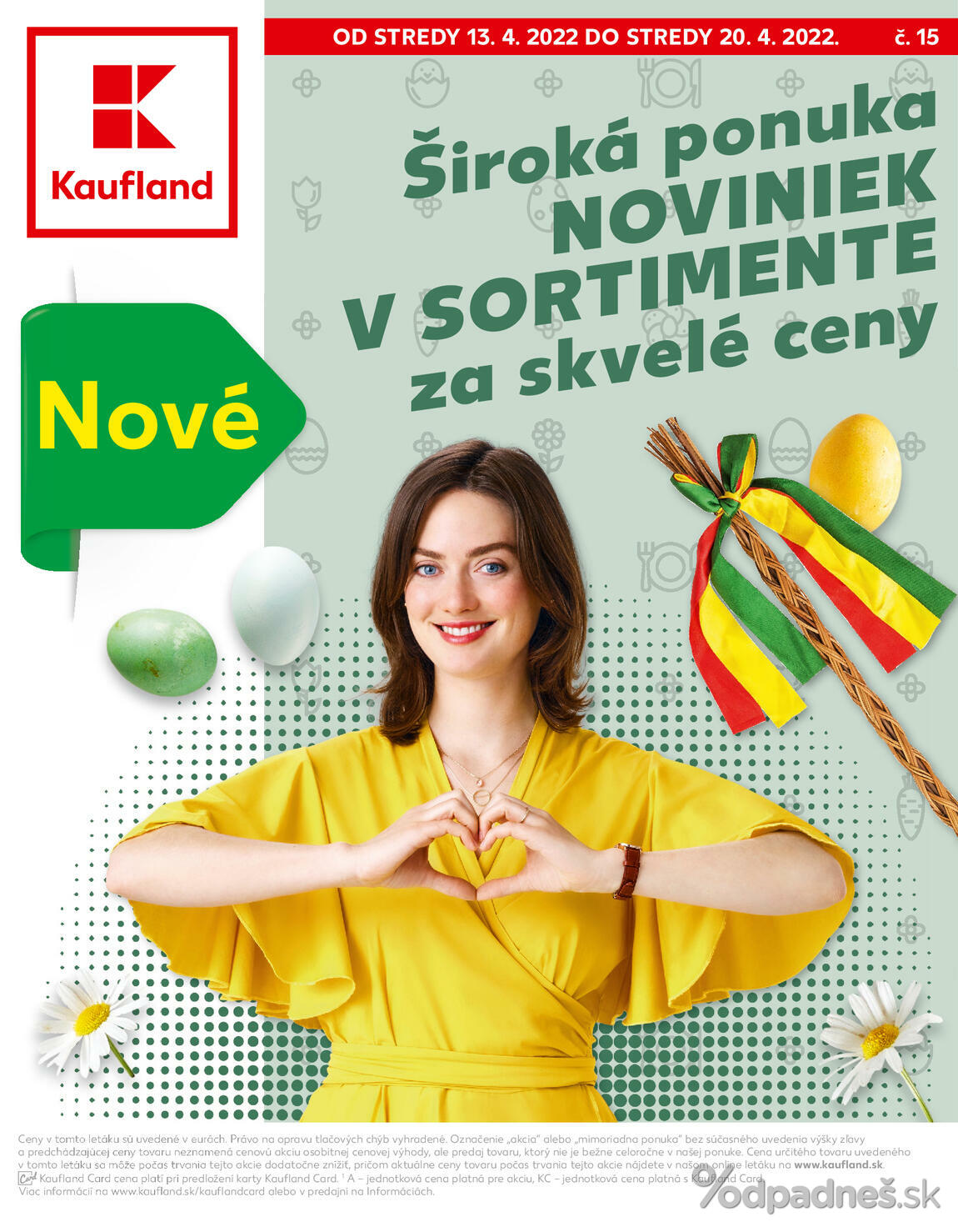 1. stránka Kaufland letáku