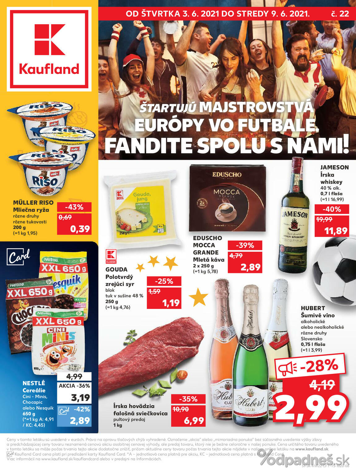 1. stránka Kaufland letáku
