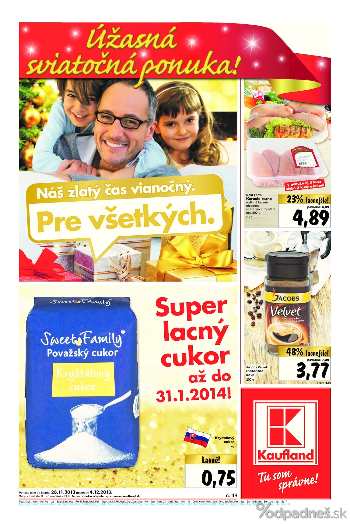 1. stránka Kaufland letáku