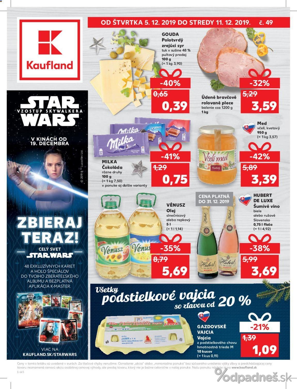 1. stránka Kaufland letáku