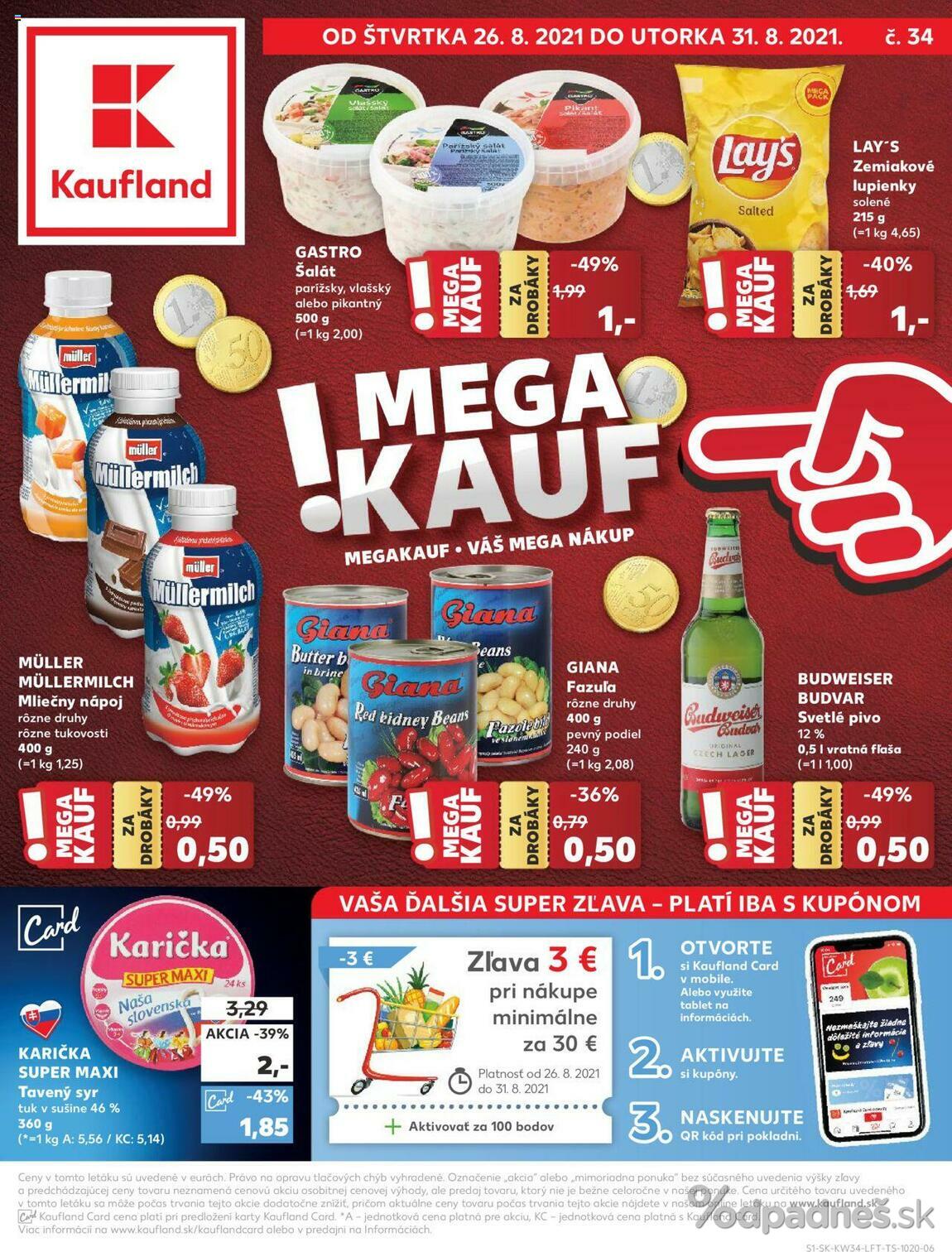 1. stránka Kaufland letáku