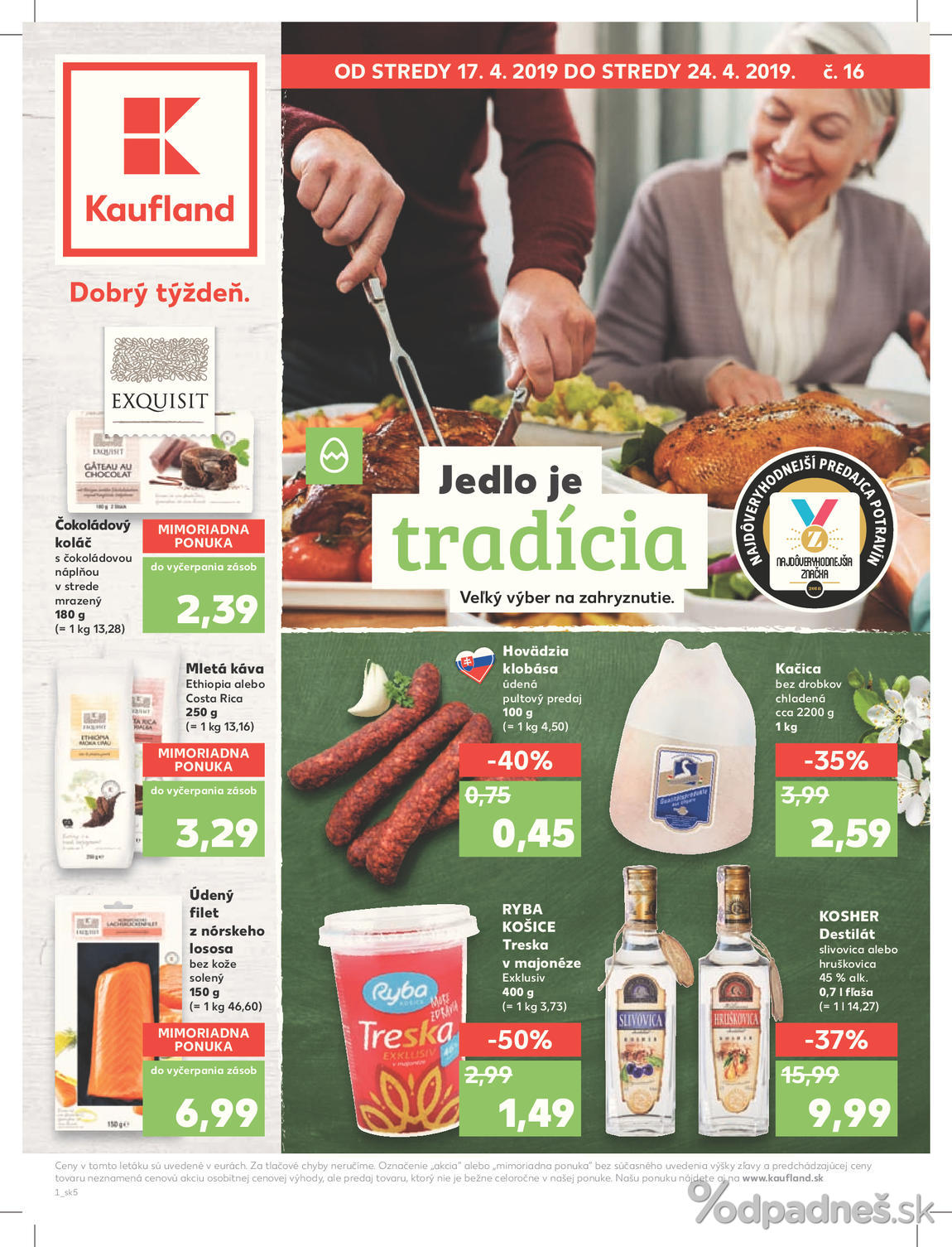 1. stránka Kaufland letáku