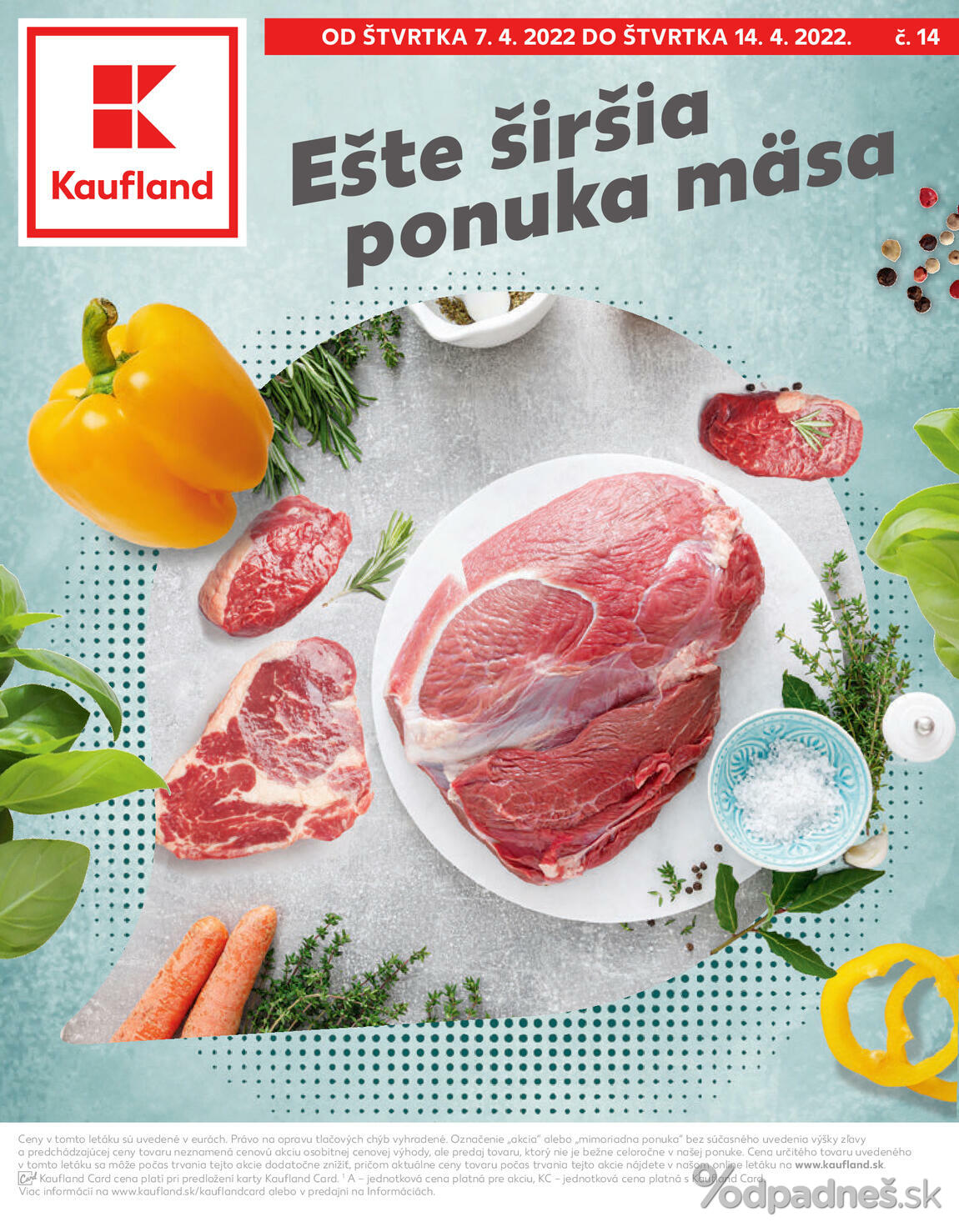 1. stránka Kaufland letáku