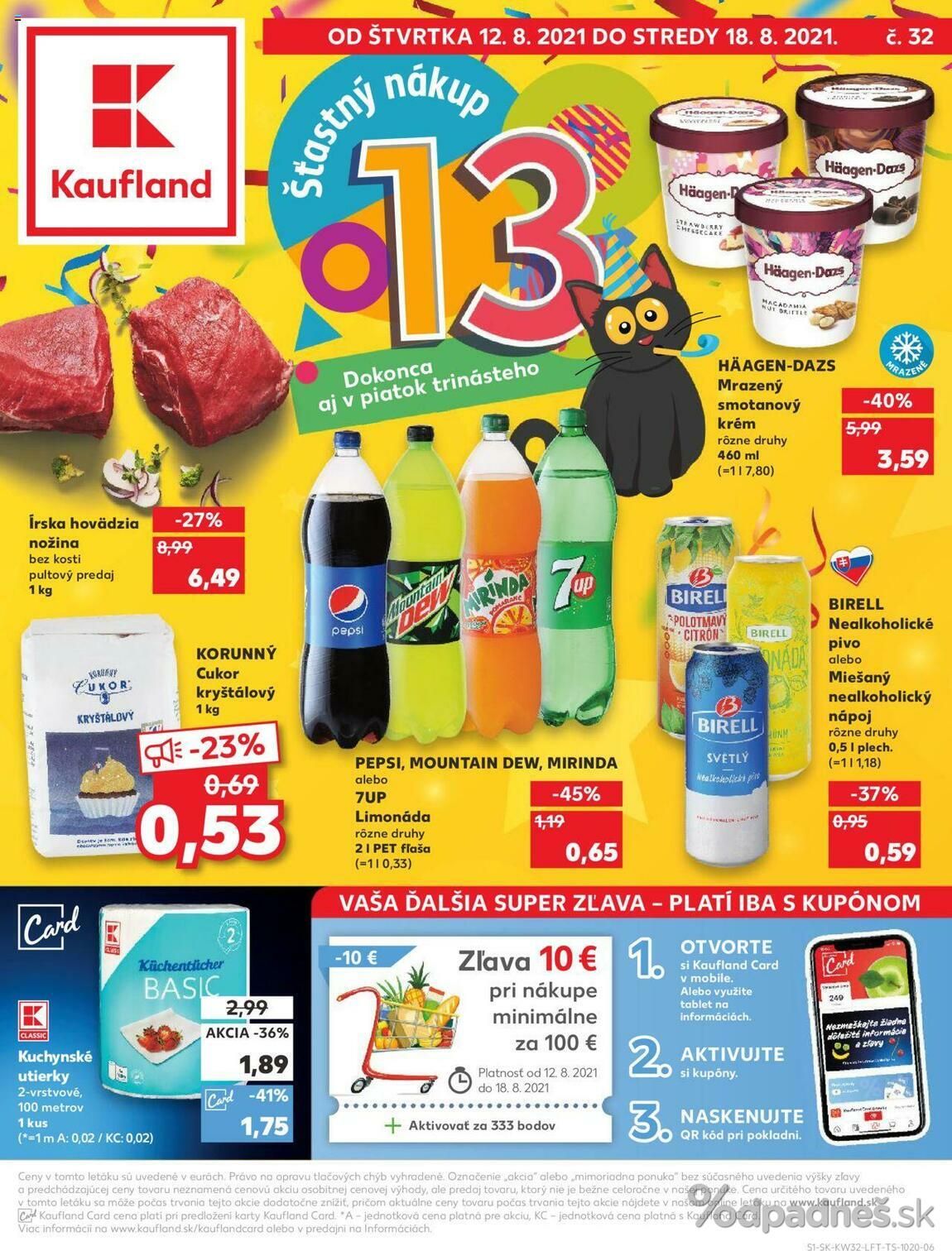 1. stránka Kaufland letáku