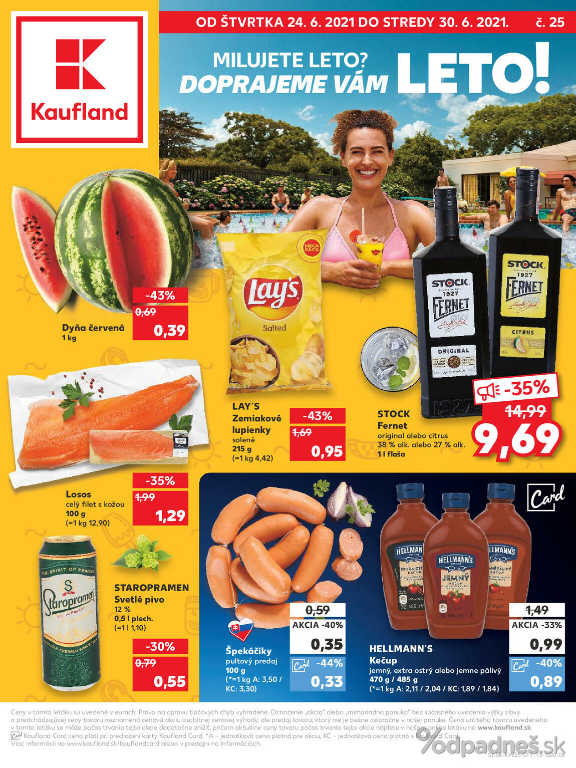 1. stránka Kaufland letáku