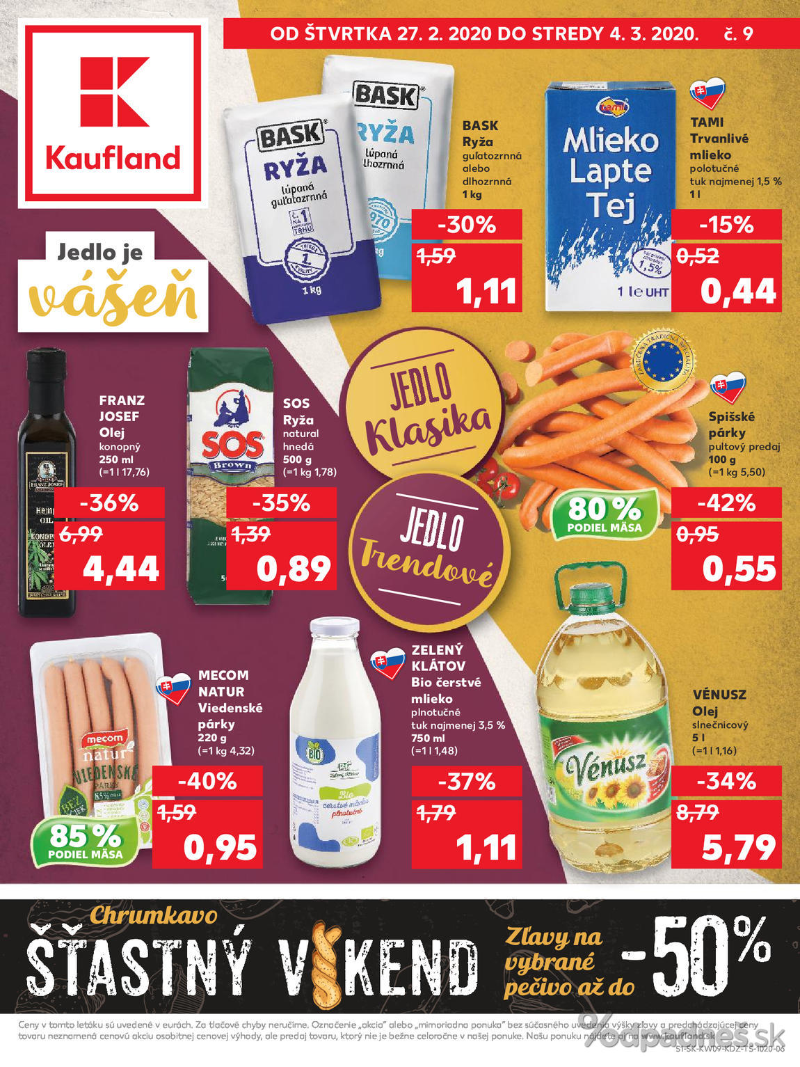 1. stránka Kaufland letáku