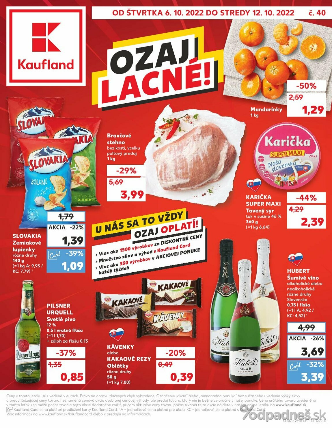 1. stránka Kaufland letáku