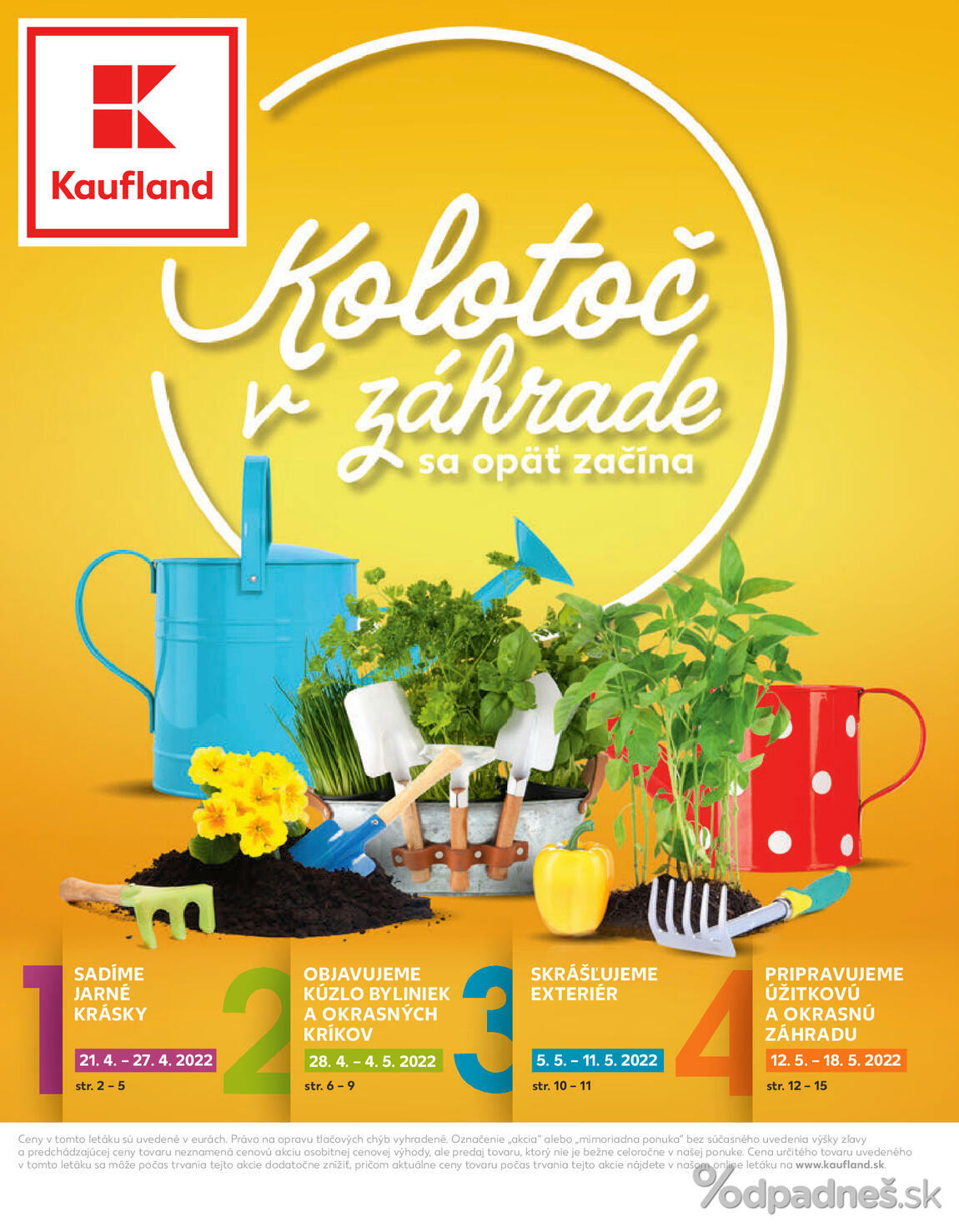 1. stránka Kaufland letáku